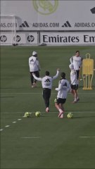 Lo mejor de Mbappé en el entrenamiento del Real Madrid: triunfo, efusividad y celebración a lo grande