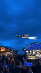 🎅 Christmas Market Santa's Flying Sleigh - Spectacular Mountain View Switzerland