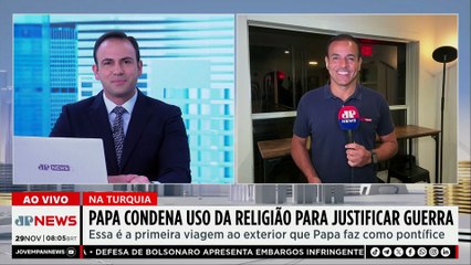 Papa condena uso da religião para justificar guerra