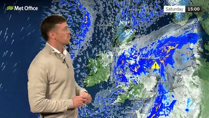 Met Office Saturday Afternoon Weather Forecast 29/11/2025