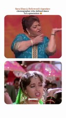 A little spark of Saroj Khan ji’s magic, the moves that shaped an era and still live rent-free in our hearts 💃✨  #glamsham #sarojkhan #bollywooddance #indiancinema #legendarychoreographer #dancelegacy  glamsham, saroj khan, bollywood dance, indian cinema