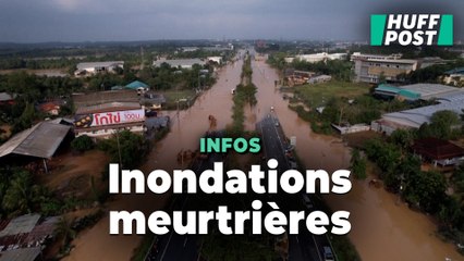 Les images de la dévastation en Asie du Sud-est, où les inondations ont fait plus de 450 morts