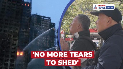 Hong Kong Residents Lay Flowers for Fire Victims | Tai Po Fire