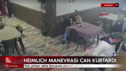 Sakarya'da tost yerken nefes borusuna yiyecek parçası kaçtı
