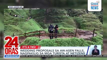 Couples get engaged at Aw-Asen Falls | 24 Oras Weekend