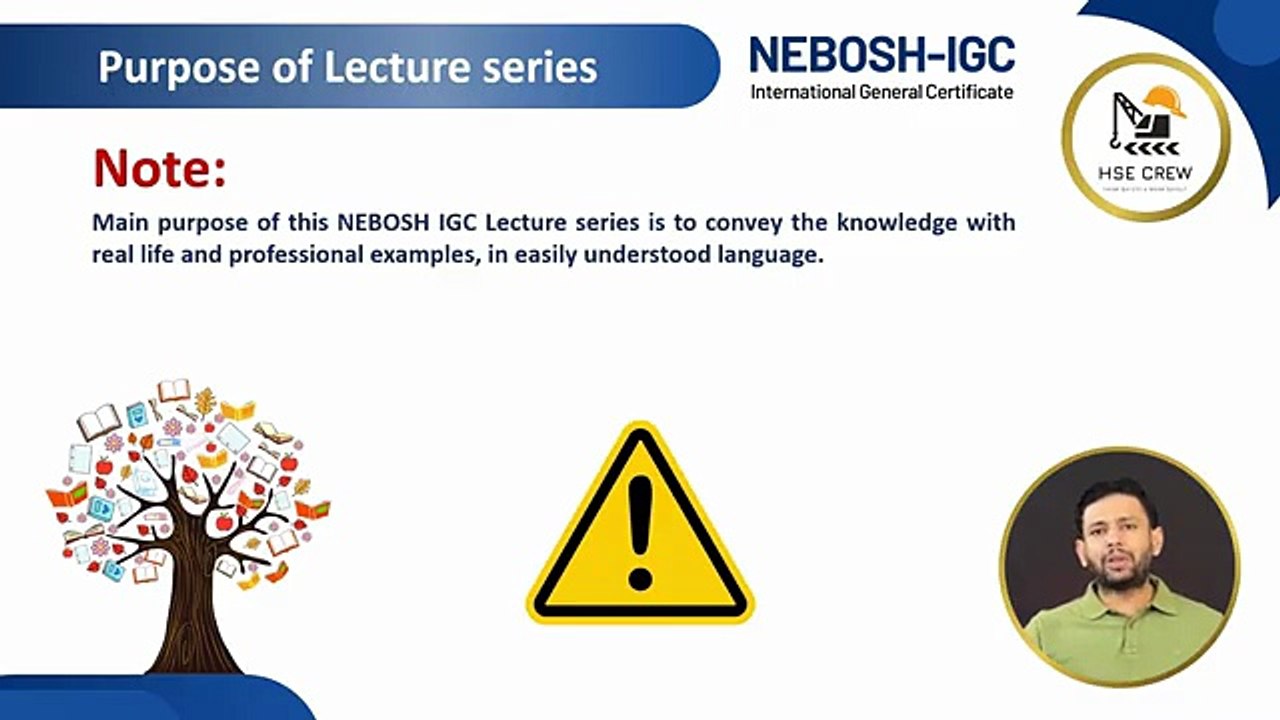 NEBOSH IGC Lecture 8 (Element 2.2) _ Making the Management System Work The Health and Safety Policy