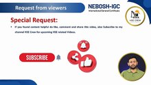 NEBOSH IGC Lecture 18 (Element 4.2) _ Investigating, Recording and Reporting Incidents