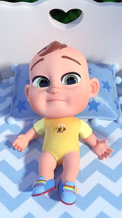 Baby with Five Little Colorful Ducks _ Lalafun Nursery Rhymes