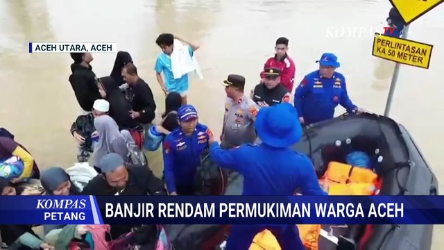 Penampakan Banjir Aceh Utara dari Udara: Permukiman Tenggelam, Akses Terputus, Warga Dievakuasi