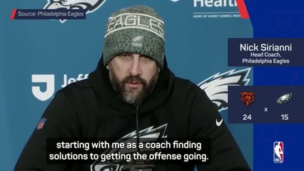 Hurts and Sirianni have no answer for flailing Eagles in Bears defeat
