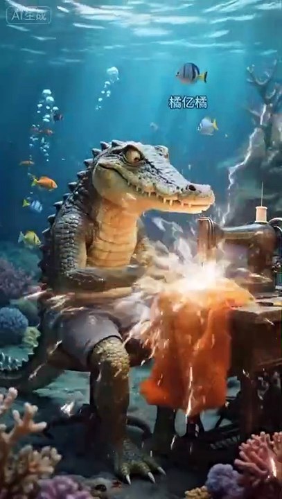 Cat vs crocodile