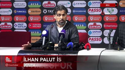 Çaykur Rizespor'da İlhan Palut istifa etti