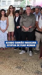 Prefeito Alvaro Damião inaugura estátua de Fuad Noman