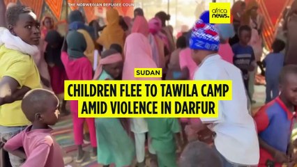 Hundreds of children flee to Tawila camp amid violence in Sudan’s west Darfur