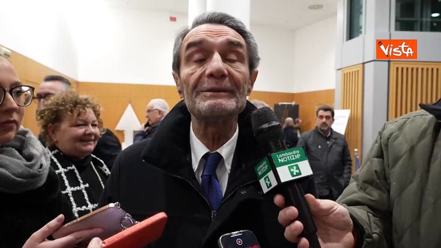 Fontana inaugura iniziative natalizie Lombardia: Vorremmo una festa all'insegna di gioia e pace