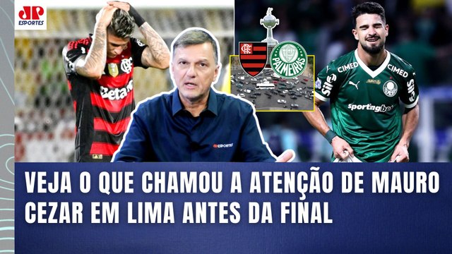 É ABSOLUTAMENTE BIZARRO!!! Veja o que CHAMOU ATENÇÃO de Mauro Cezar em Lima | Flamengo x Palmeiras