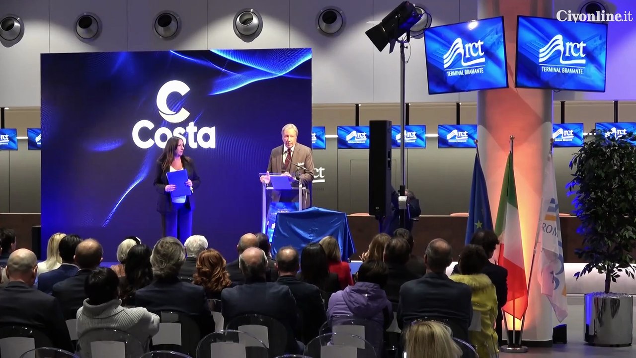 Crociere, inaugurato il terminal Bramante