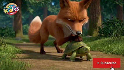 لومڑی اور کچھوا | The Fox and The Turtle | Kids Moral Story
