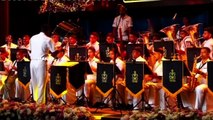 Pawan Kalyan & His Son Akira Nandan Enjoying Indian Navy Orchestra Live Performance