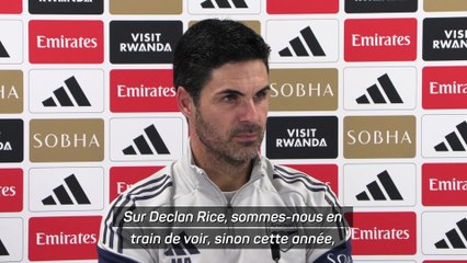 Rice Ballon d’Or ? Arteta : “Je l’espère, ça voudrait dire qu’on a beaucoup gagné !”