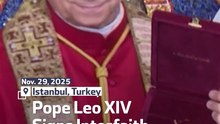Pope Leo XIV Signs Interfaith Declaration