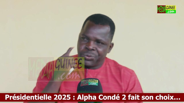 Présidentielle 2025 : Alpha Condé 2 fait son choix…