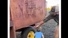 it's his first rodeo, not dad’s 😁😁😁😁🙃#viral #trending #shorts #love #dad