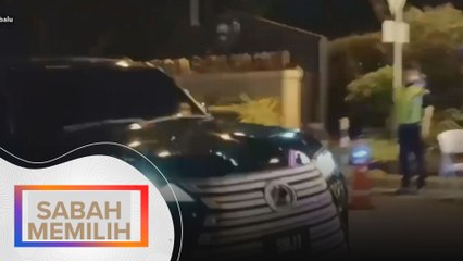 Ketibaan Datuk Seri Hajiji memasuki Istana Seri Kinabalu