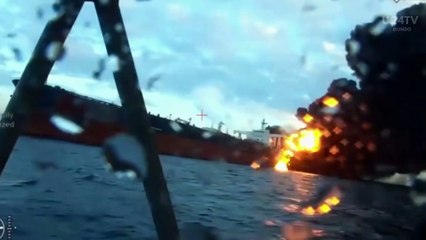 Petroleros rusos alcanzados por drones navales ucranianos