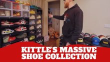 49ers George Kittle shows off his massive sneaker collection