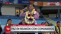Rodrigo Paz: Ya no más museos y canchitas, la poca plata que tenemos es para producir
