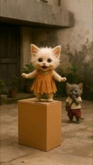 Naughty Kitten Sister Create trouble For Poor Brother Cat 😭