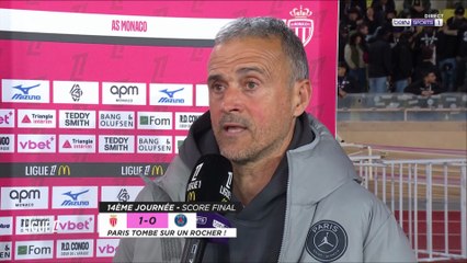 Luis Enrique : "Chevalier a eu beaucoup de chance"