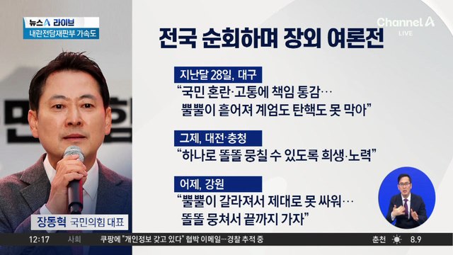 국민의힘 방어전도 치열…전국 돌며 장외 여론전