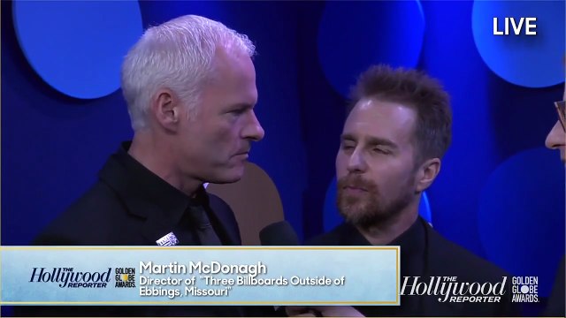 Martin McDonagh and Sam Rockwell Talk 'Three Billboards Outside Ebbing, Missouri' Wins | Golden Globes 2018