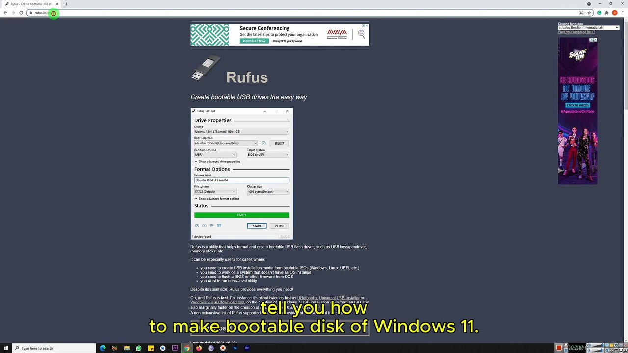 Create Windows 11 Bootable USB or DVD Without Hassle