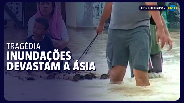 Inundações na Ásia deixam mais de 600 mortos