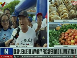Distribuyen más de 127 mil combos de alimentos en los 11 municipios de Nueva Esparta