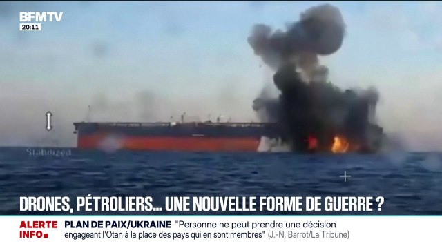 Il y a eu un grand boom puis du feu : la Russie et l'Ukraine continuent de s'attaquer à coup de drones et en visant des pétroliers