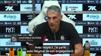 Santos - Vojvoda félicite Neymar