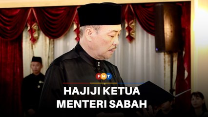 Hajiji angkat sumpah ketua menteri Sabah penggal ke-2