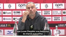 PSG - Luis Enrique : "Chevalier a eu beaucoup de chance"