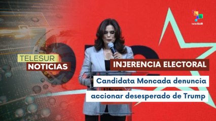 Rixi Moncada denuncia injerencia de Trump a favor del bipartidismo