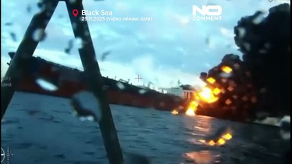Ukraine zeigt Video: Seedrohnen greifen russische Öltanker im Schwarzen Meer an