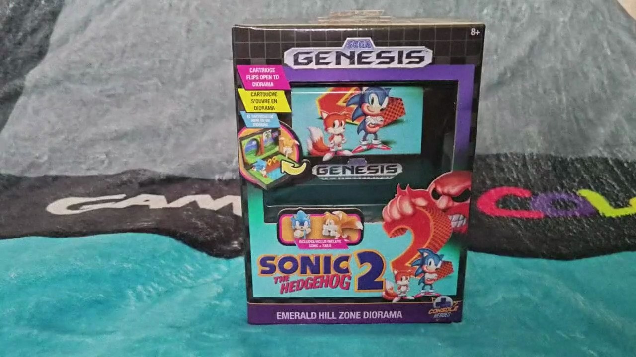 Sonic the Hedgehog 2 Emerald Hill Zone Diorama Unboxing | Wilder Toys Console Heroes Review