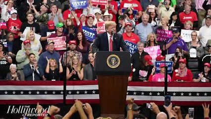 Trump Mocked Former Senator Al Franken at Minnesota Rally | THR News