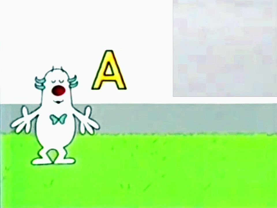 Sesame Street Cliff Roberts Style Letter A (HQ)