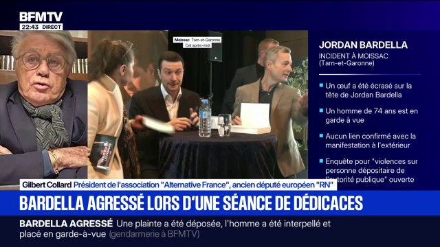 Agression de Jordan Bardella: pour Gilbert Collard, ancien député européen RN, cela peut provoquer des incitations à d'autres formes de violence