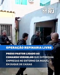 Vídeo mostra momento em que policiais arrombam portão para prender pastor que atuava como intermediador do CV