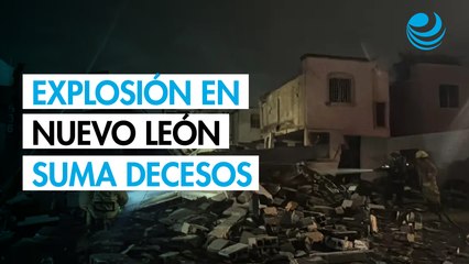 Reportan tres muertos por explosión de fábrica clandestina de pirotecnia en Nuevo León